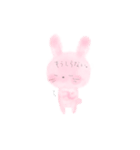 水彩うさぎ（個別スタンプ：17）