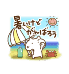 夏もがんばるねこっち（個別スタンプ：1）