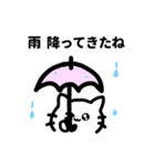 シンプルにゃんこの使いやすい梅雨〜夏（個別スタンプ：21）