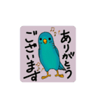 さざなみインコ•とりのスタンプ（個別スタンプ：9）