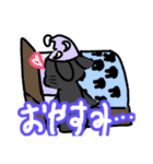 黒白うさぎのニコタレちゃん（個別スタンプ：11）