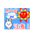 ピョンうさ毎日のお天気☆日常語☆飛び出す（個別スタンプ：1）