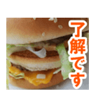 ハンバーガーなんてペロリだよ（個別スタンプ：12）