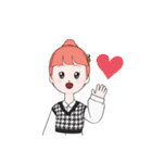 普段使いやすい女の子スタンプ（個別スタンプ：11）