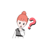 普段使いやすい女の子スタンプ（個別スタンプ：15）