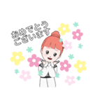 普段使いやすい女の子スタンプ（個別スタンプ：30）