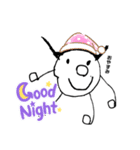毎日使えるデカ文字こども手描きイラスト（個別スタンプ：2）