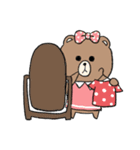 ゆるっとBROWN＆FRIENDS（個別スタンプ：34）