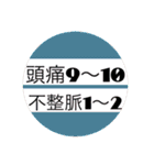 けむたりぃ体調（個別スタンプ：15）