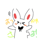 シロウサギスタンプ！（個別スタンプ：18）