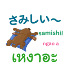 るぅ 甘えの言葉 Pop-upタイ語日本語 ②（個別スタンプ：24）