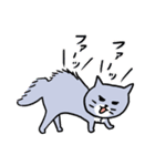灰色キャットの猫らしい生活（個別スタンプ：26）