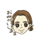 GIRL 女の子スタンプ（個別スタンプ：1）