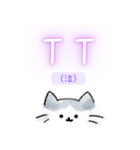 使いやすい韓国語しらたまねこ1(日本語訳)（個別スタンプ：19）