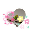 インコのわさびちゃんスタンプ（個別スタンプ：15）