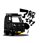 大好き！ブラックカスタム軽トールワゴン（個別スタンプ：1）