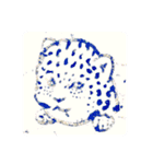 豹／猫ちゃんは、好きかしら？マシュマロ。（個別スタンプ：1）