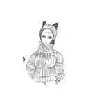 豹／猫ちゃんは、好きかしら？マシュマロ。（個別スタンプ：6）