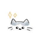 シンプル しらたまネコ1（個別スタンプ：24）