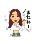 サリュちゃんの日常スタンプ（個別スタンプ：3）