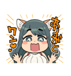 犬耳おばさんスタンプ（個別スタンプ：2）