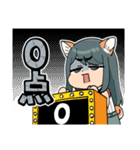犬耳おばさんスタンプ（個別スタンプ：8）