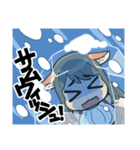犬耳おばさんスタンプ（個別スタンプ：11）