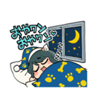犬耳おばさんスタンプ（個別スタンプ：23）