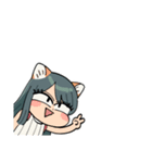 犬耳おばさんスタンプ（個別スタンプ：24）