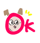 リンふくろうと仲間たち（個別スタンプ：5）