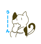 白黒トビ猫のご挨拶（個別スタンプ：19）