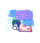 梅雨に負けるな！ぷくちゃんズ（個別スタンプ：10）