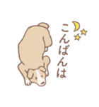 Dogs まったり Brown_1（個別スタンプ：6）