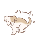 Dogs まったり Brown_1（個別スタンプ：7）