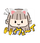 小さくて可愛い女の子スタンプ（個別スタンプ：5）