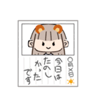 小さくて可愛い女の子スタンプ（個別スタンプ：9）