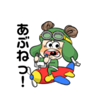 [Lv.2]ZERO ZERO HERO LINEスタンプ（個別スタンプ：12）