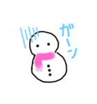 可愛い 子雪だるまちゃん（個別スタンプ：15）