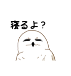 フクロウさんは動けない（個別スタンプ：1）