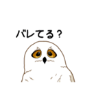 フクロウさんは動けない（個別スタンプ：16）