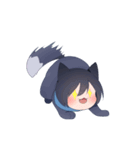 黒翼氷嵐 Vtuber GIF (公式)（個別スタンプ：4）