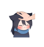 黒翼氷嵐 Vtuber GIF (公式)（個別スタンプ：5）