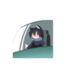 黒翼氷嵐 Vtuber GIF (公式)（個別スタンプ：6）