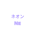 元素記号①（個別スタンプ：5）