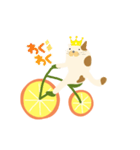 みかん自転車とねこ（個別スタンプ：14）