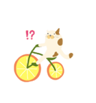 みかん自転車とねこ（個別スタンプ：31）