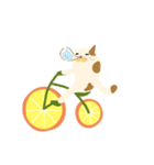 みかん自転車とねこ（個別スタンプ：39）