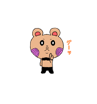 パンでできたパンくま（個別スタンプ：18）