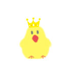 王冠ひよこ(B＆Y)（個別スタンプ：2）