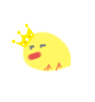 王冠ひよこ(B＆Y)（個別スタンプ：5）